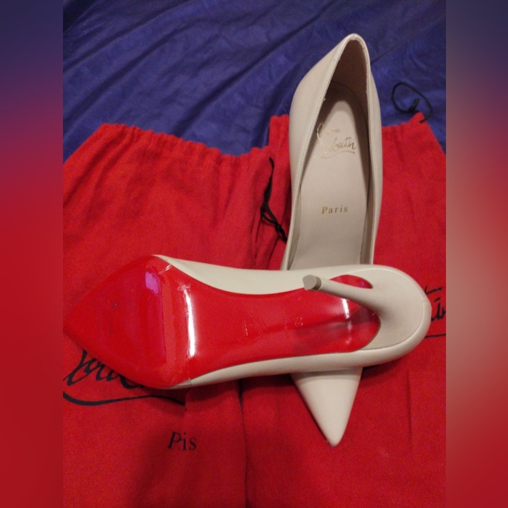 Nude Christian Louboutin Red Bottom Heels